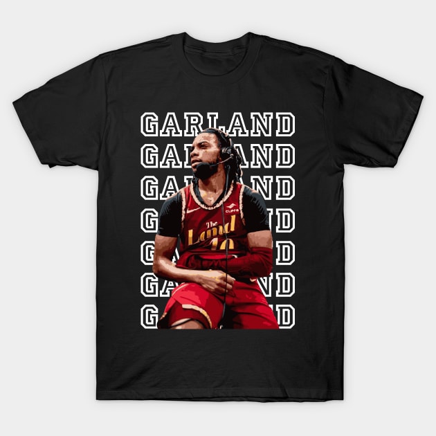 Darius Garland Basketball T-Shirt by Playful Creatives